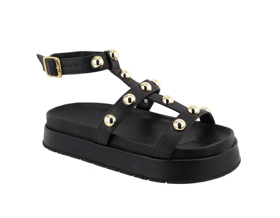 Flatform Virginia Preta | KUENTO SHOES