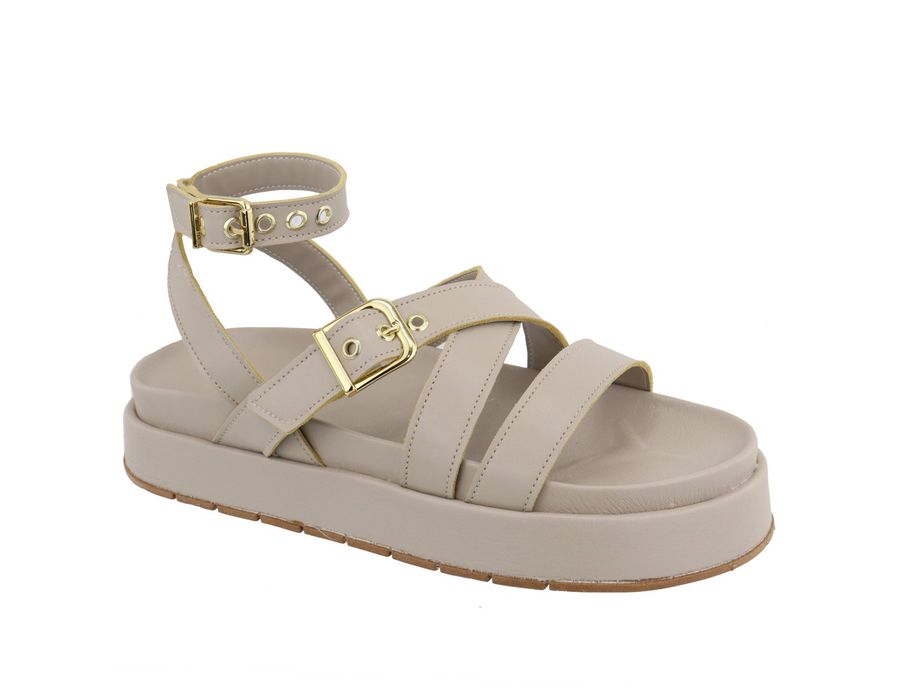 Flatform Sarah Nude | KUENTO SHOES