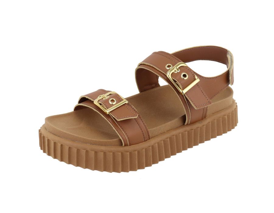 Flatform Nati Caramelo | KUENTO SHOES